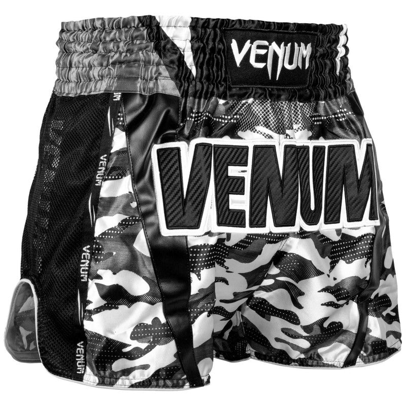 Full Cam Muay Thai Shorts - Urban Camo / Black